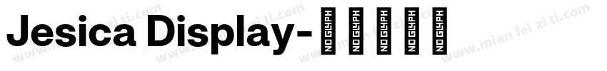 Jesica Display字体转换